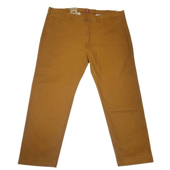 Levi's XX Chino Standard Taper Pants Men's 44×30 Tan Stretch Casual Pants NEW - Picture 1 of 10